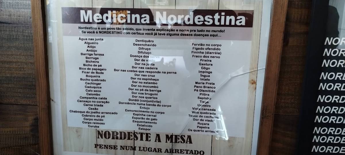 Nordeste A Mesa cardápio