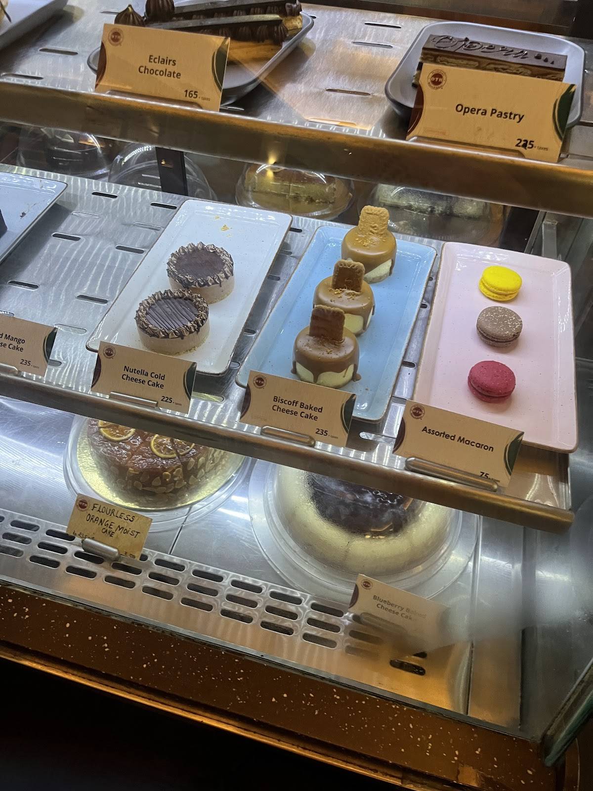 OTH Bistro & Bakers menu