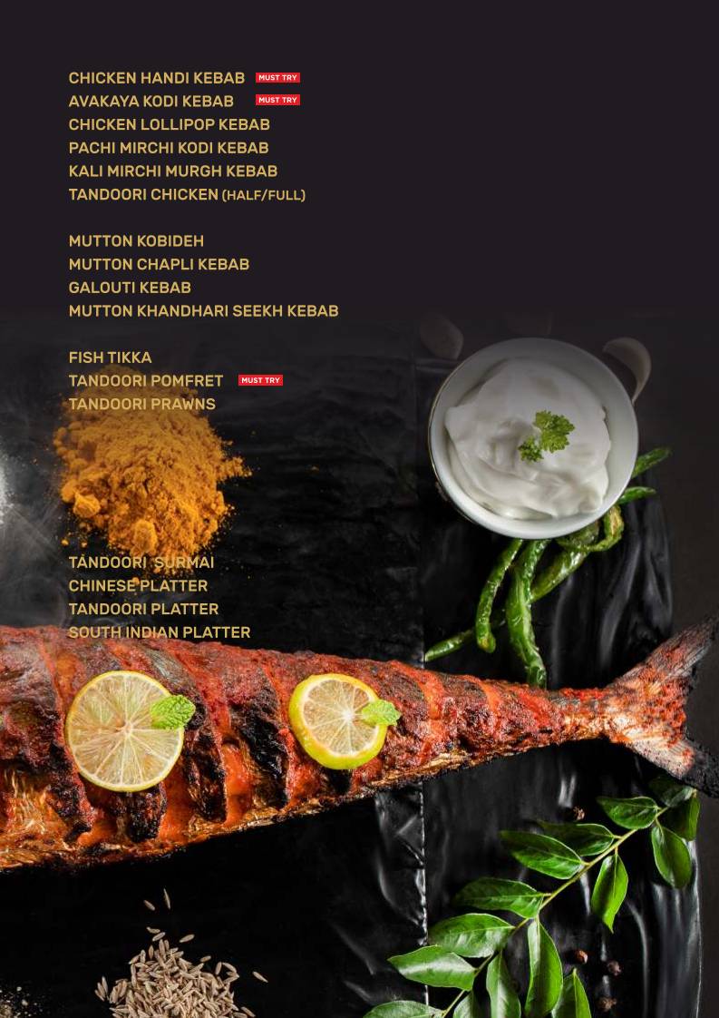 Pakka Local Hitech City menu