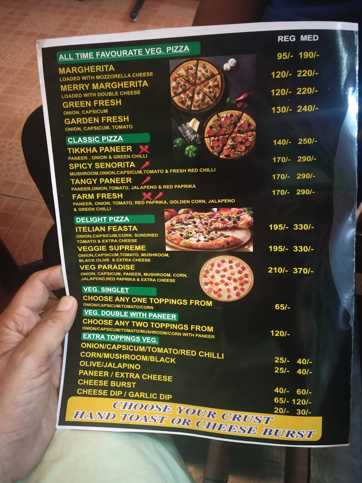 Paratha express menu