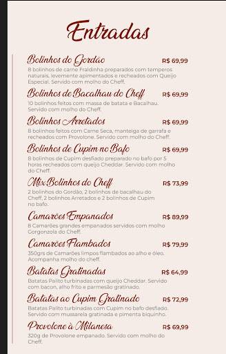 Point do Gordão - Praia Grande cardápio