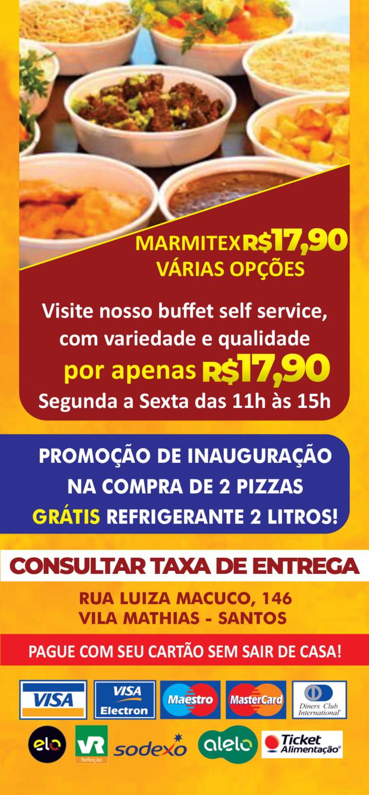 RESTAURANTE E PIZZARIA PAQUITO cardápio