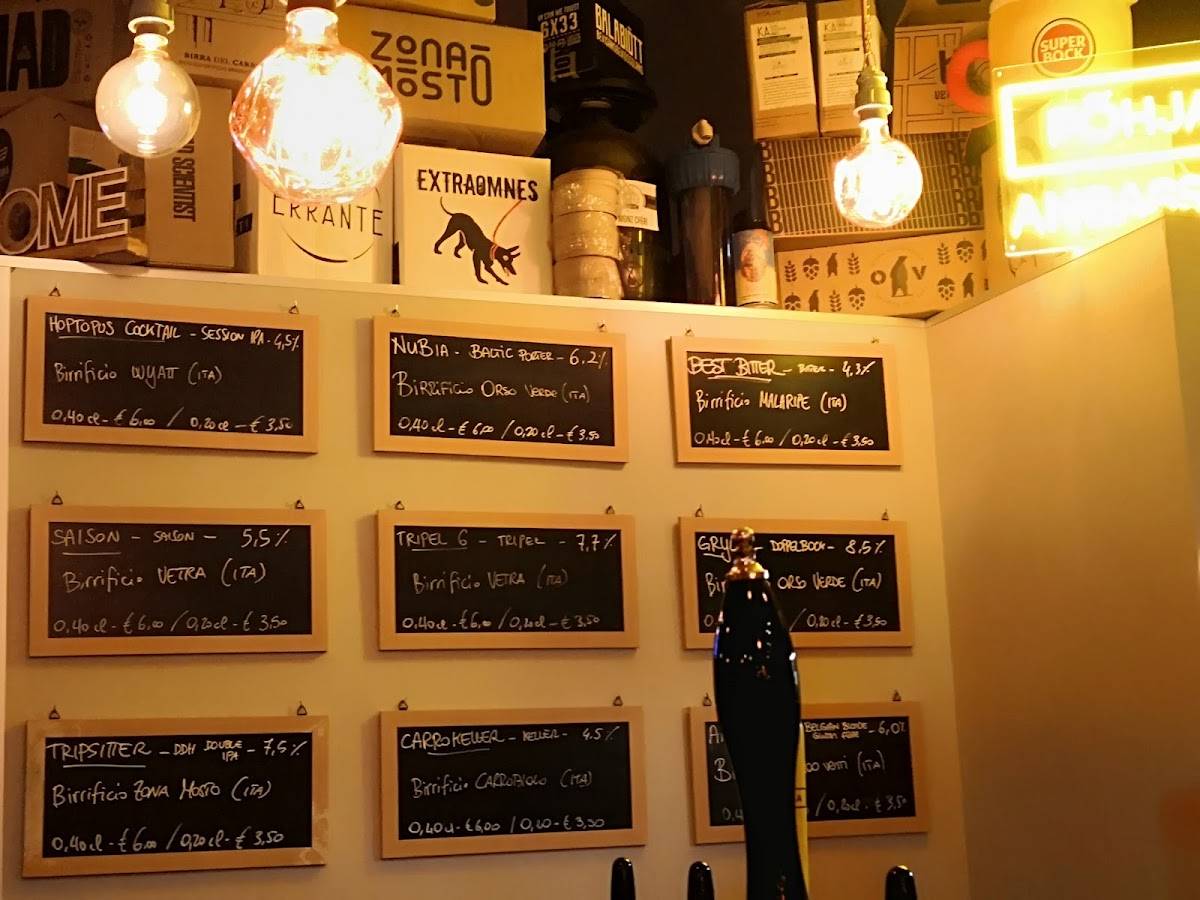 Menu di RHOP • Birreria con Forno a Legna 