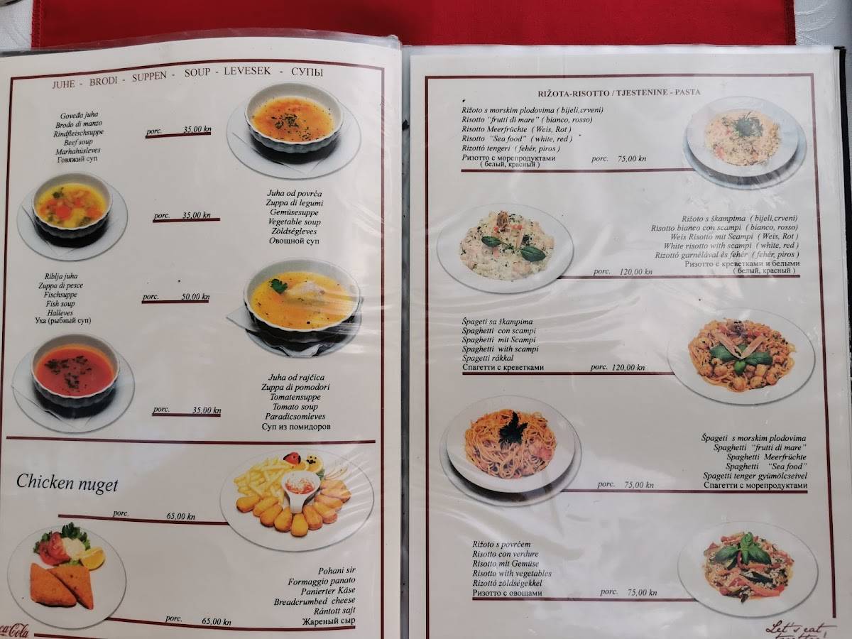 Menu de Restaurant Mikula (Grill seafood ristorante)