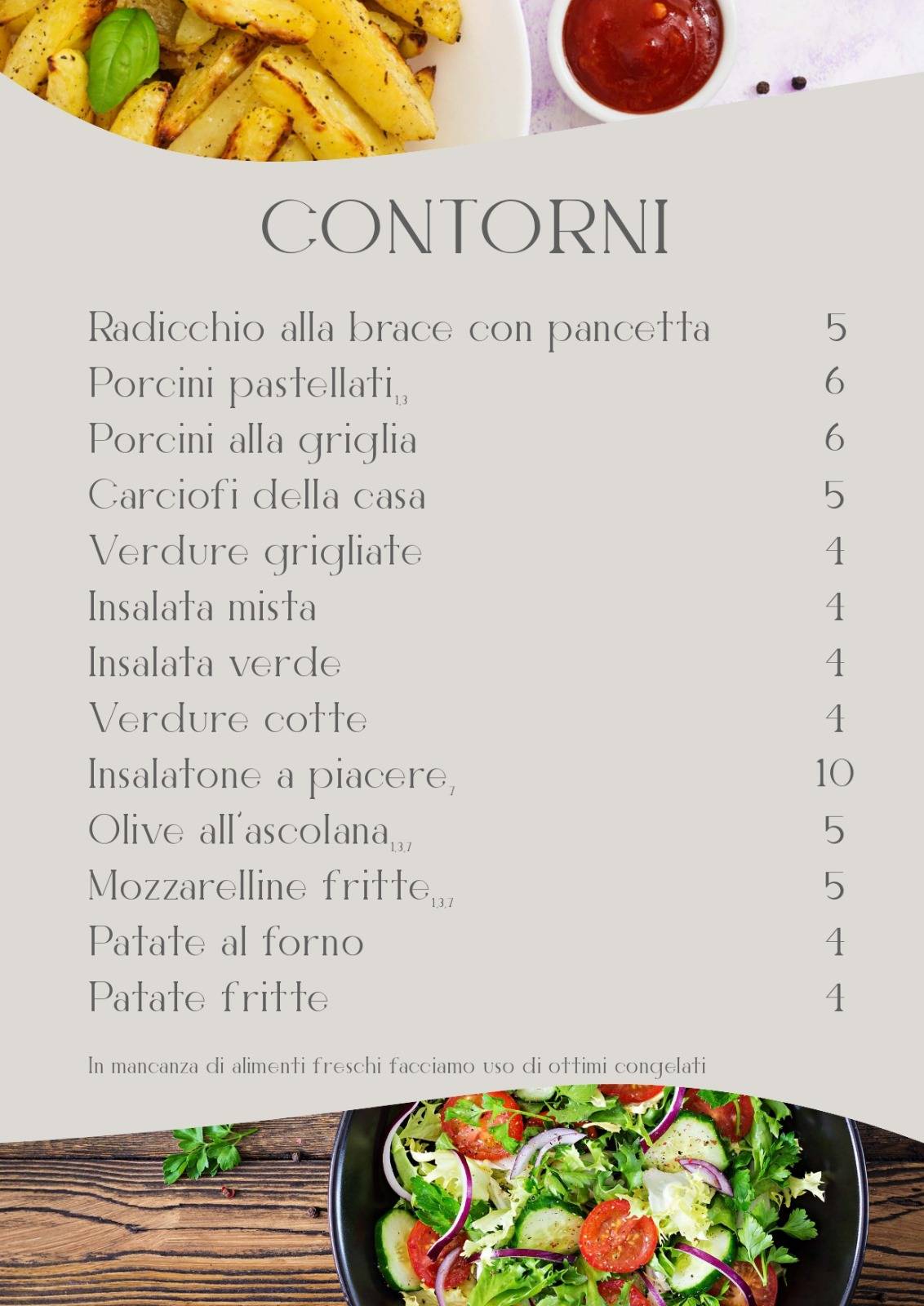 Menu di Ristorante Pizzeria Agriturismo Piccolo Ranch 