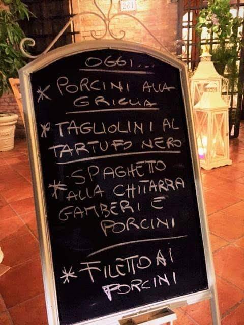 Menu di Vecchio Mulino 