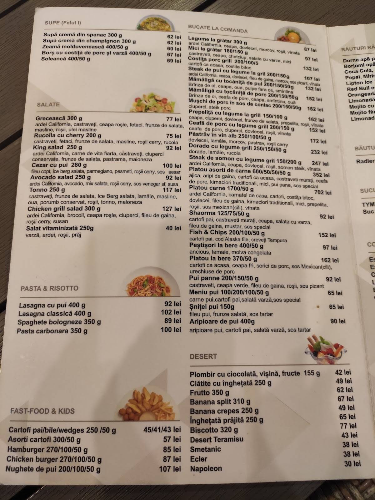 Menu de Rondo Lounge Café