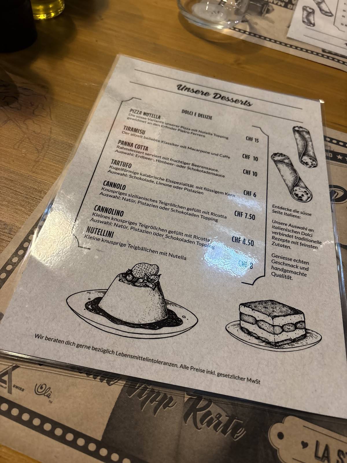 Menu di Santa Pizza! 