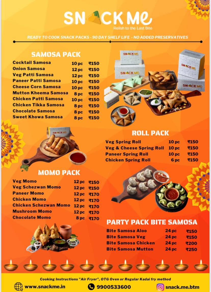 Snack Me - Ljs Snacky’s menu