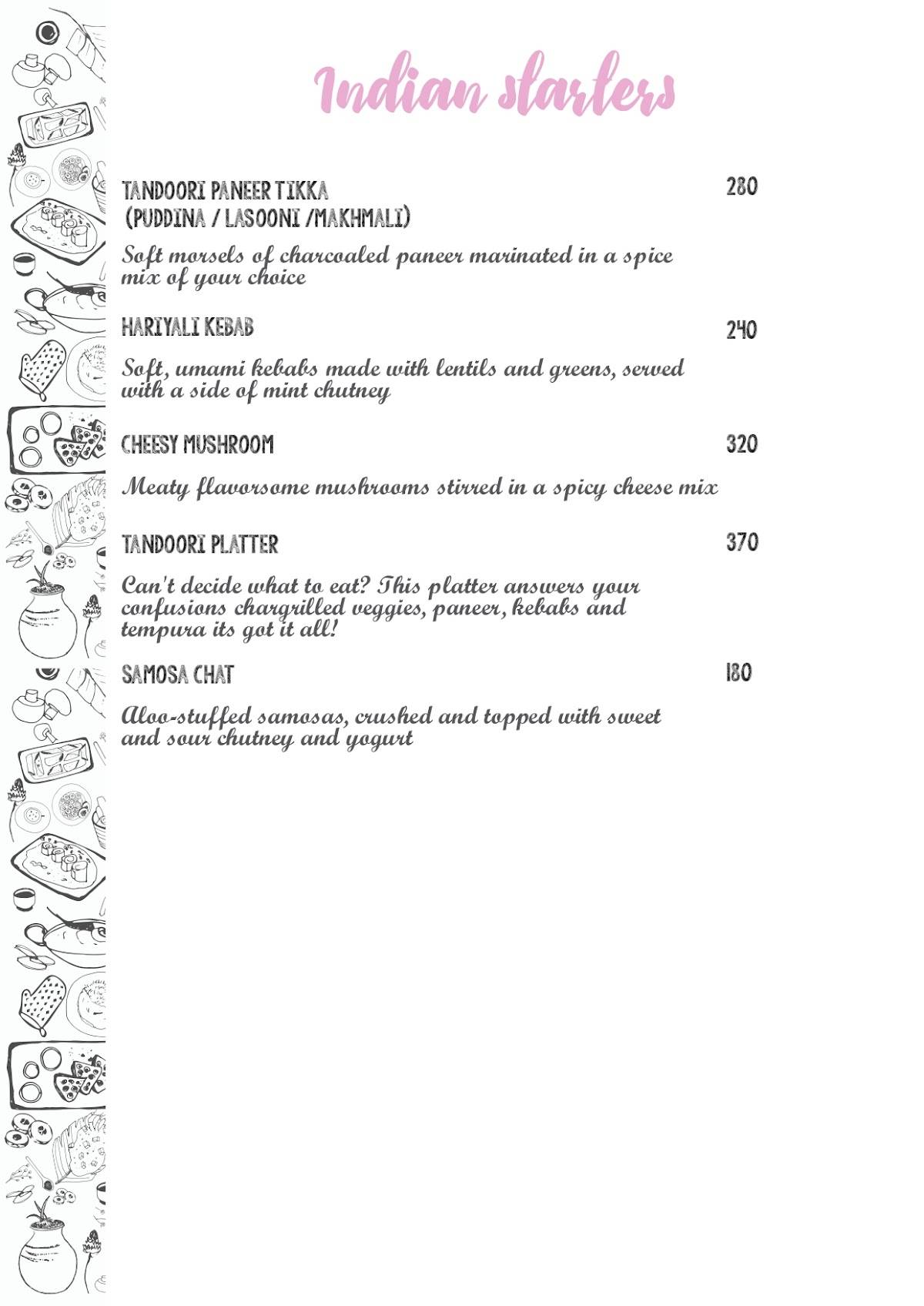 Su Dharni by Dine10 menu