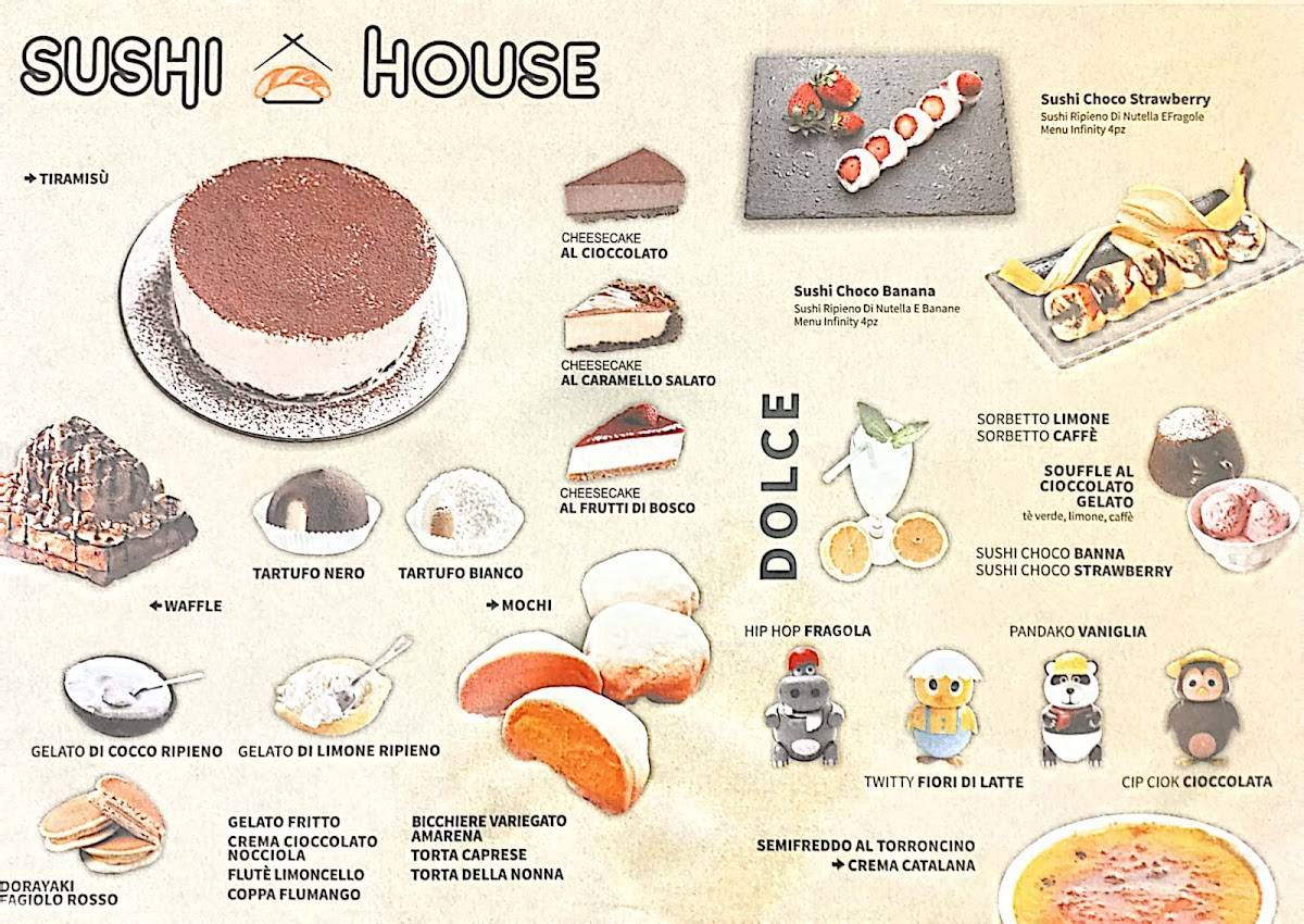 Menu di Sushi House Fiumicino 