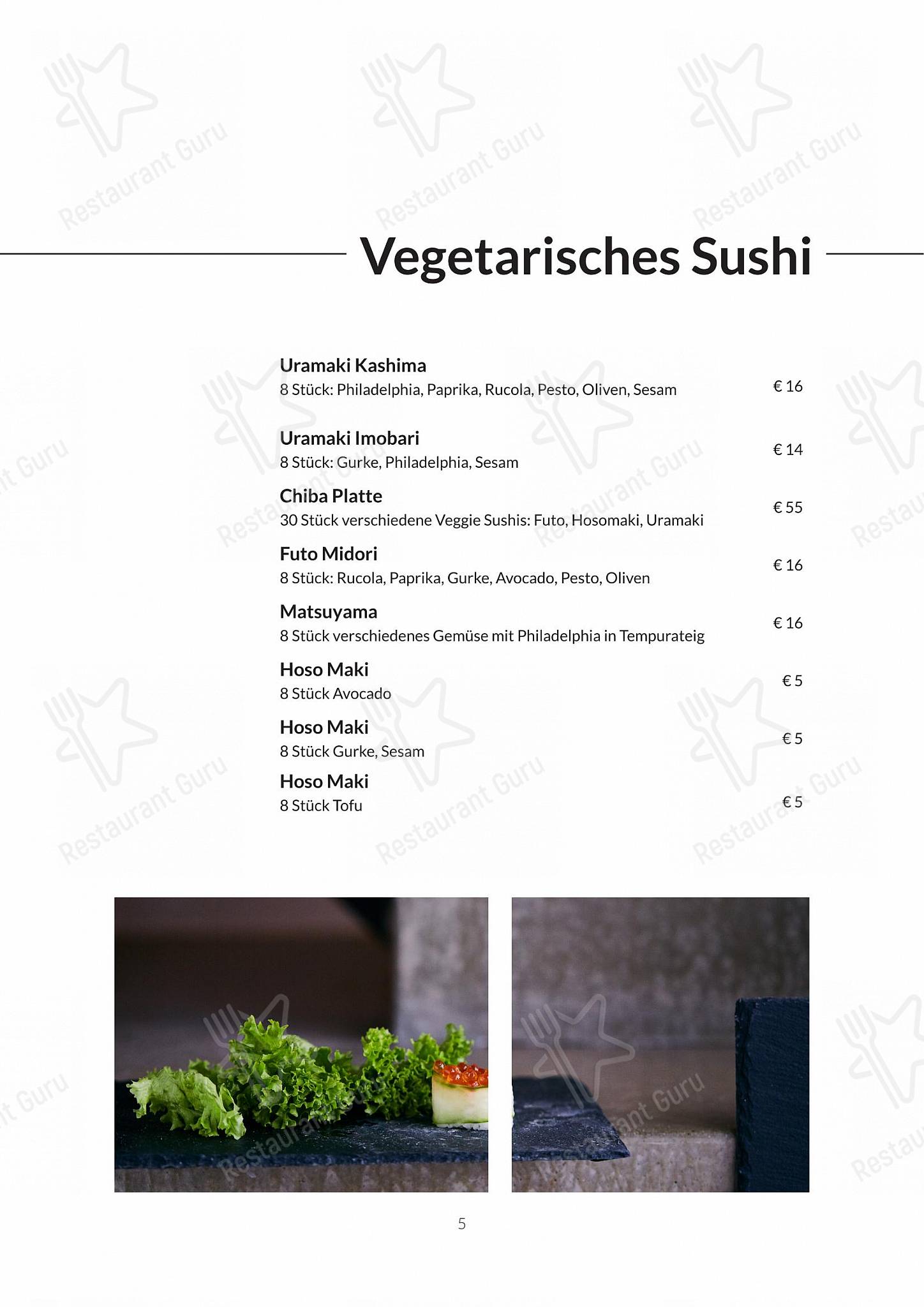 Menu de Sushiforfun