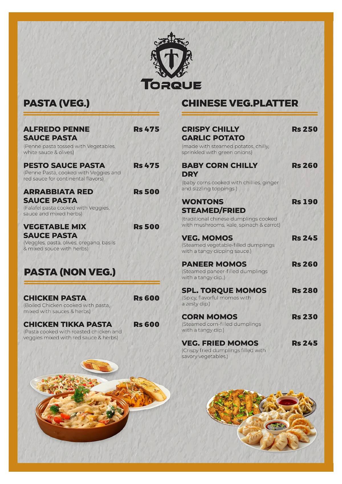Torque menu
