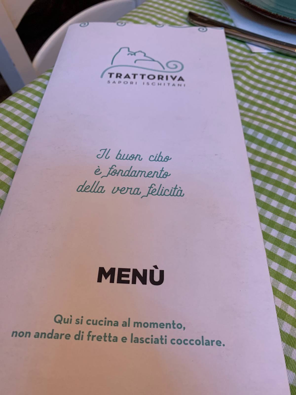 Menu di Trattoriva (sapori Ischitani) 