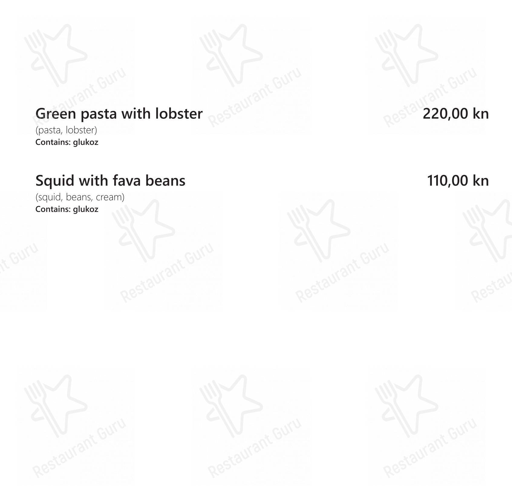 Menu di Restaurant Tusculum - Menu