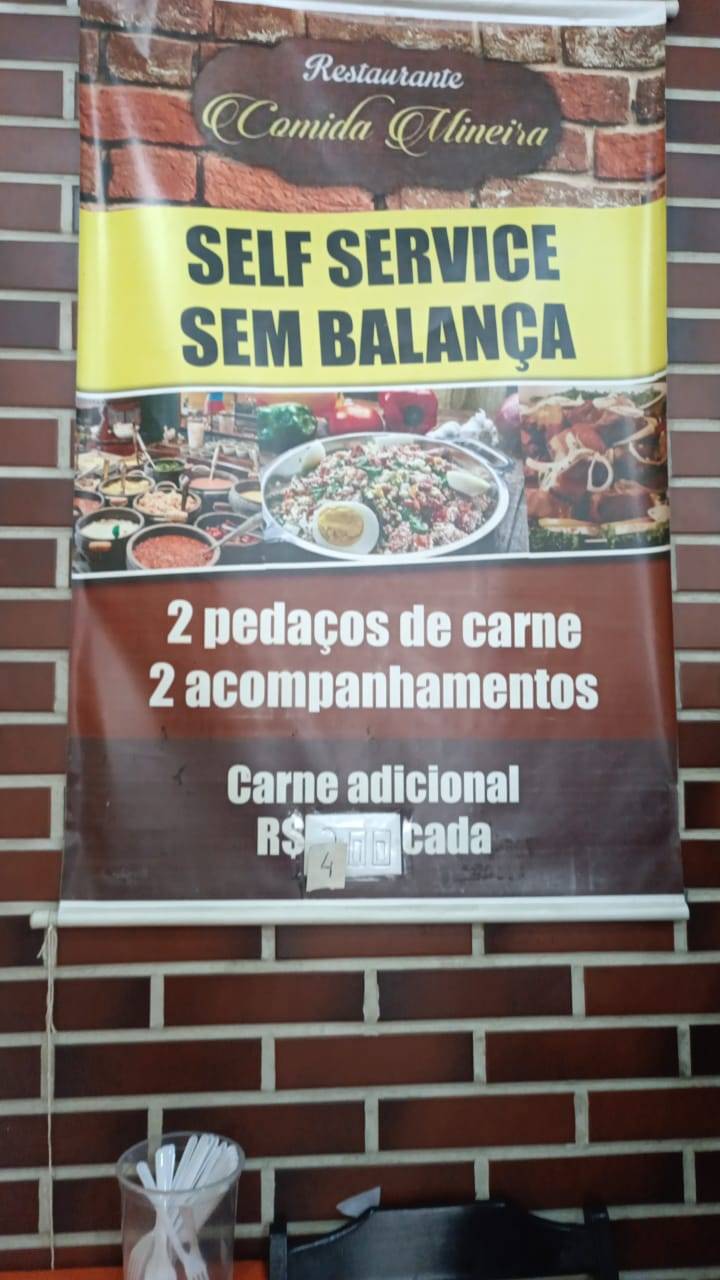 Restaurante Comida mineira cardápio
