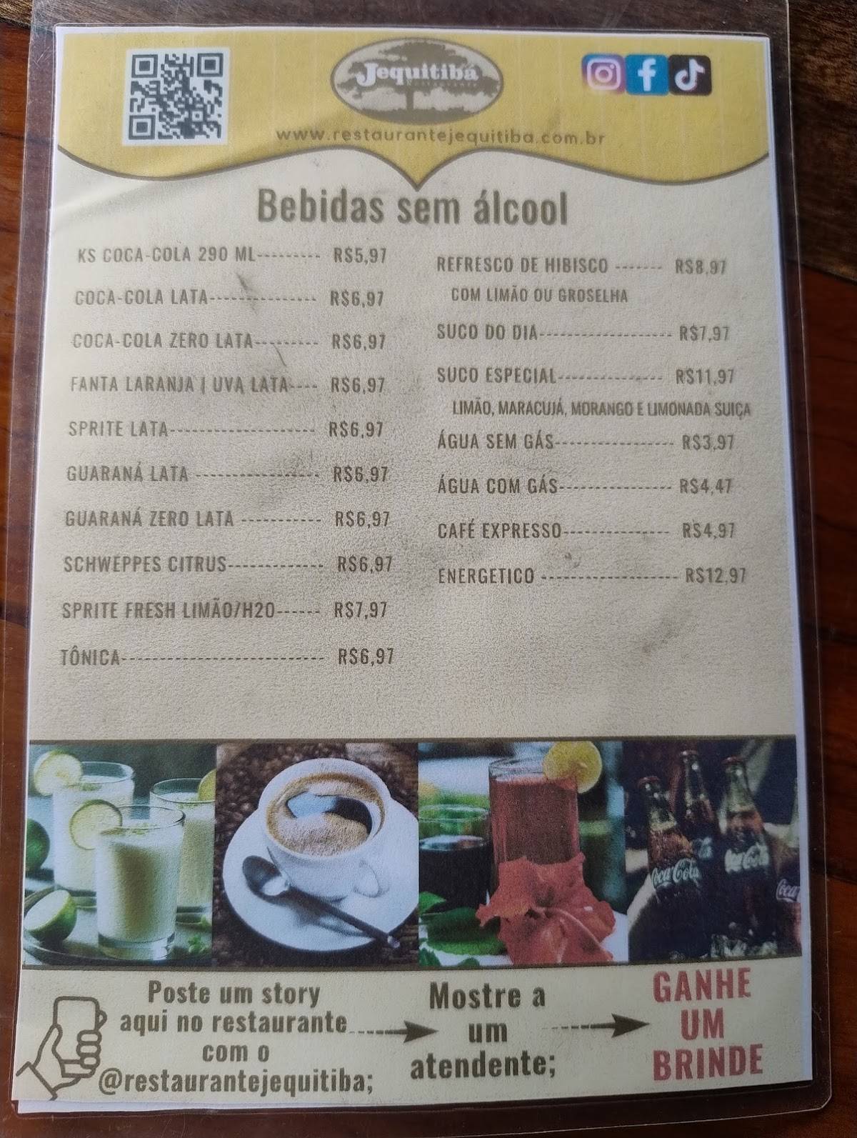 Jequitibá Restaurante & Buffet cardápio