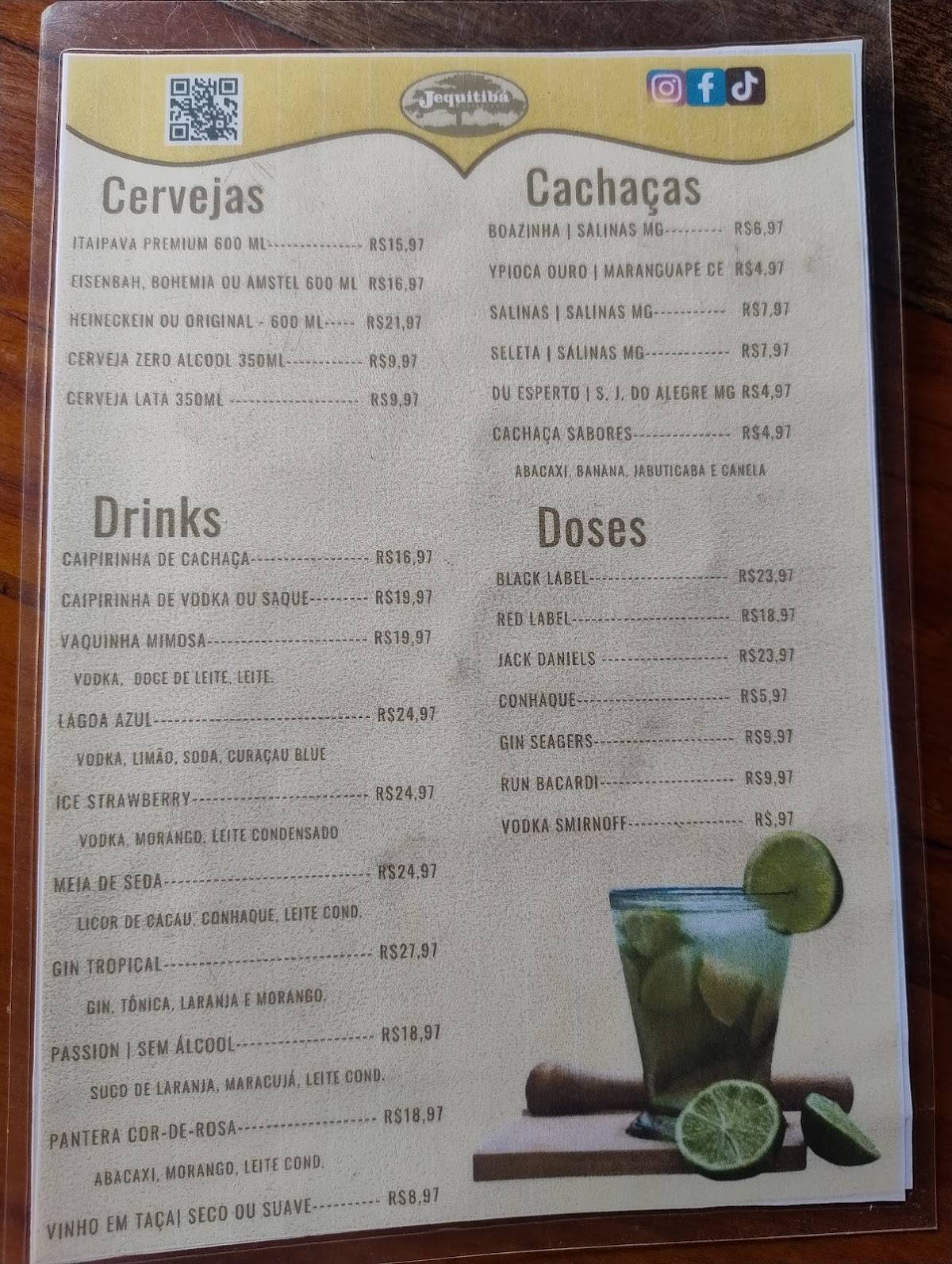 Jequitibá Restaurante & Buffet cardápio