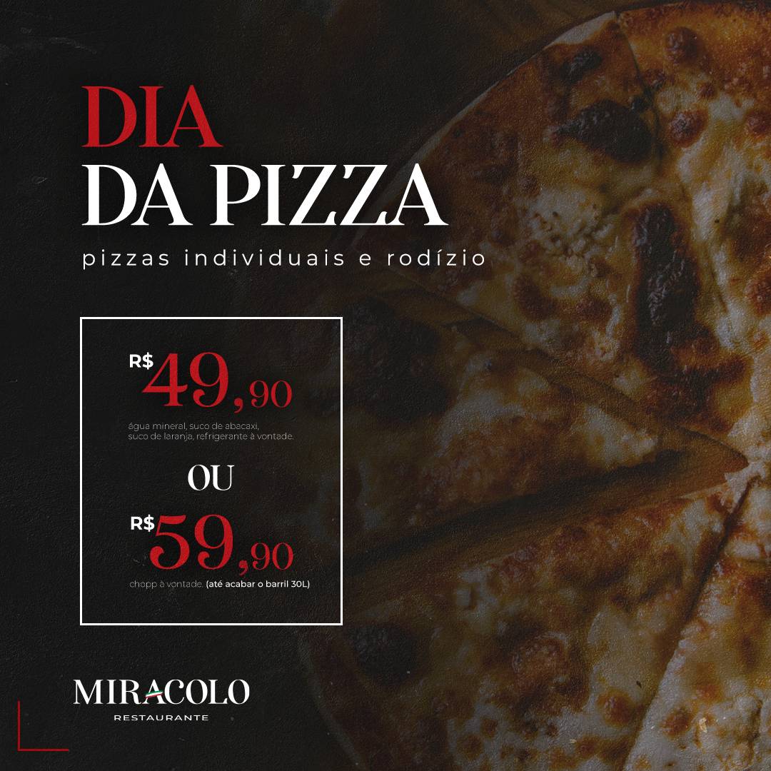 Restaurante Miracolo cardápio