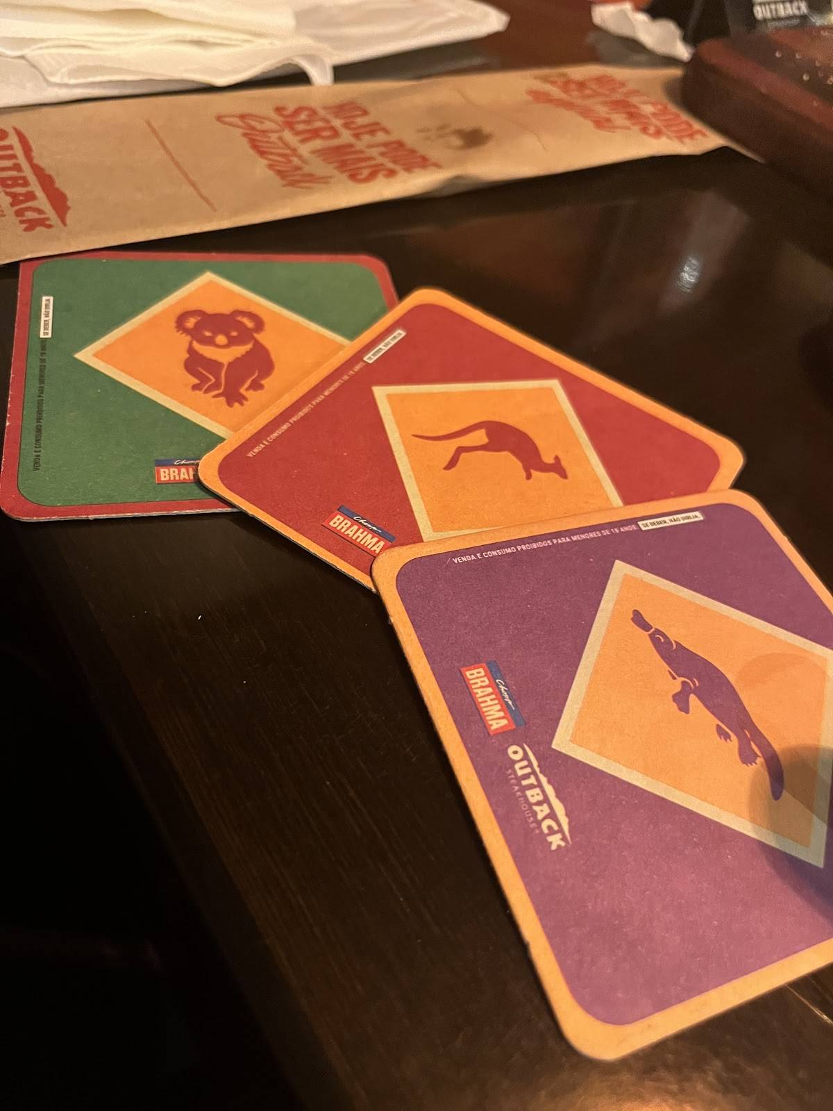 Outback Steakhouse cardápio