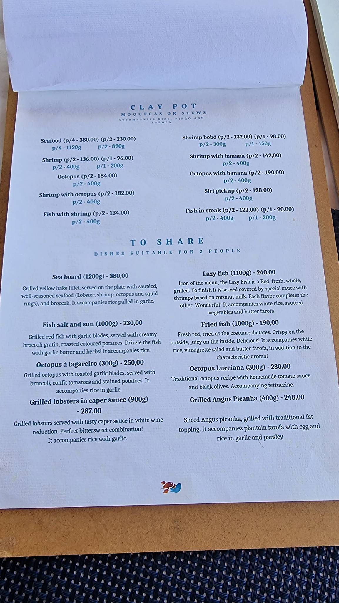 Papa Gente cardápio