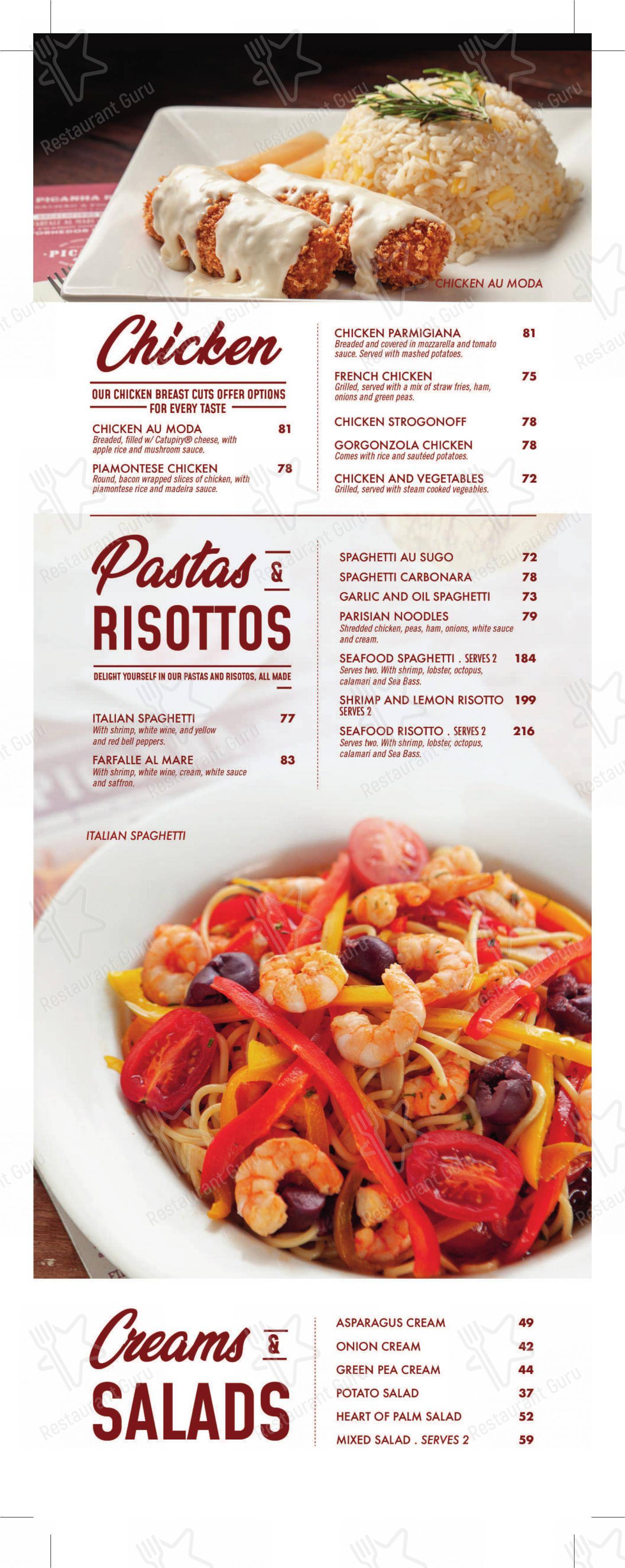 Основное меню para Restaurante Picanha & Etc - Barra da Tijuca em Rio de Janeiro