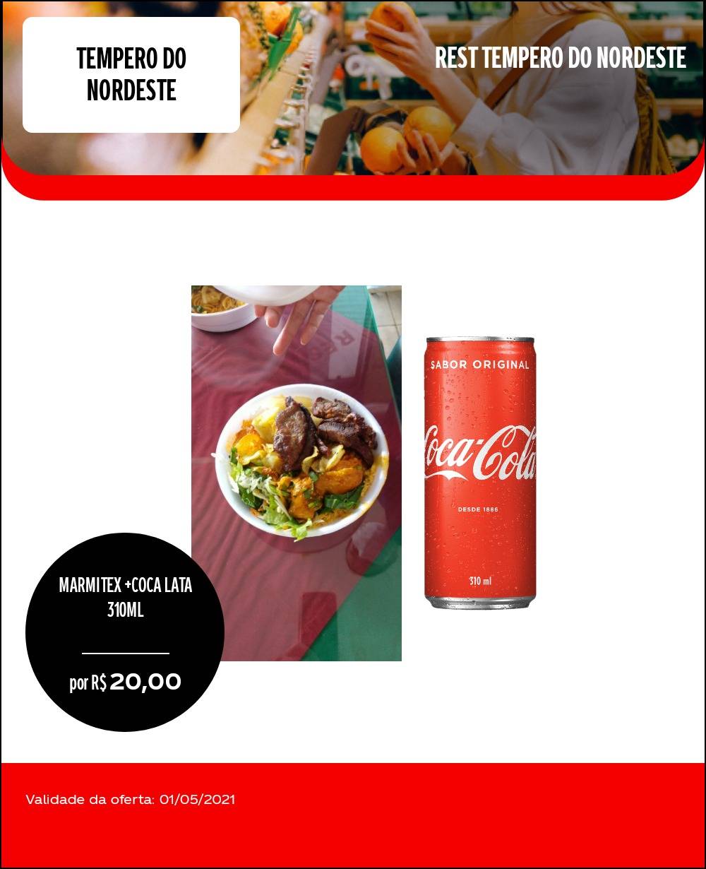 Restaurante Tempero do Nordeste cardápio