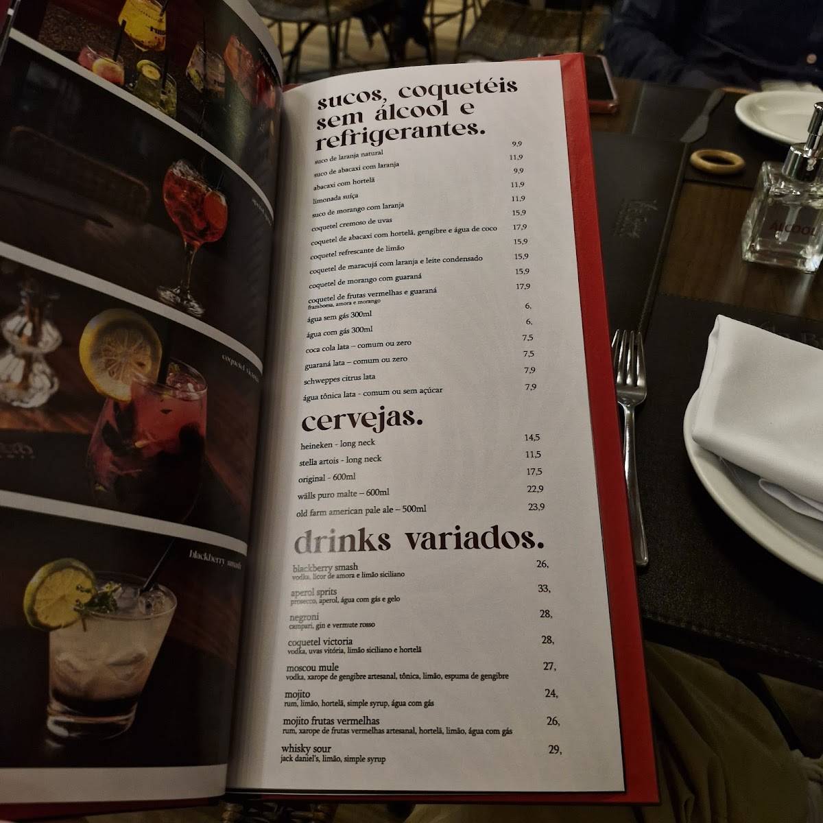 Vila Bistrô cardápio