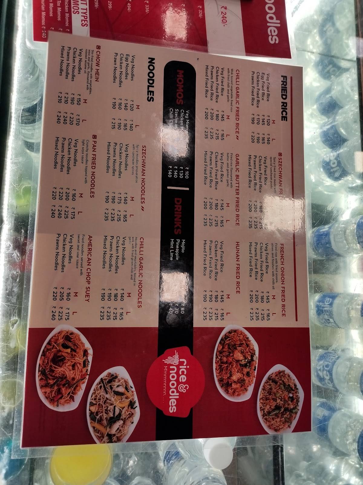 Rice And Noodles (Focus Mall) menu