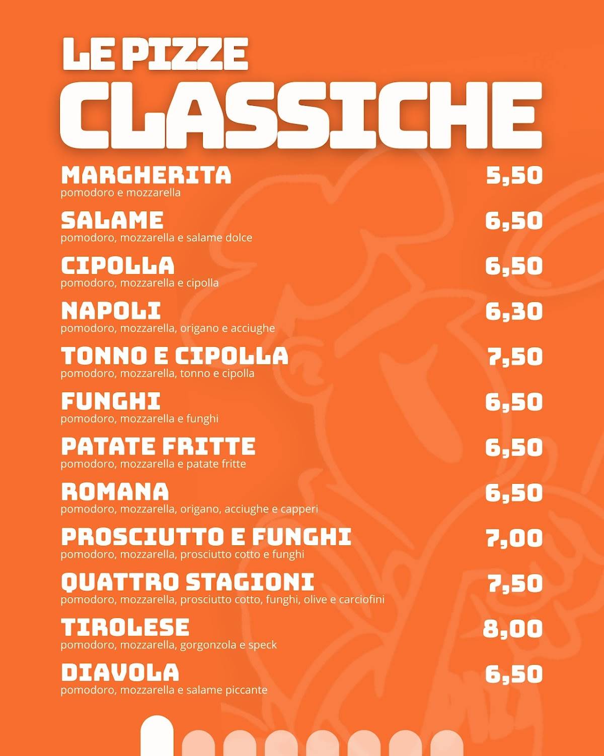 Menu di Sangiuliano Pizza 