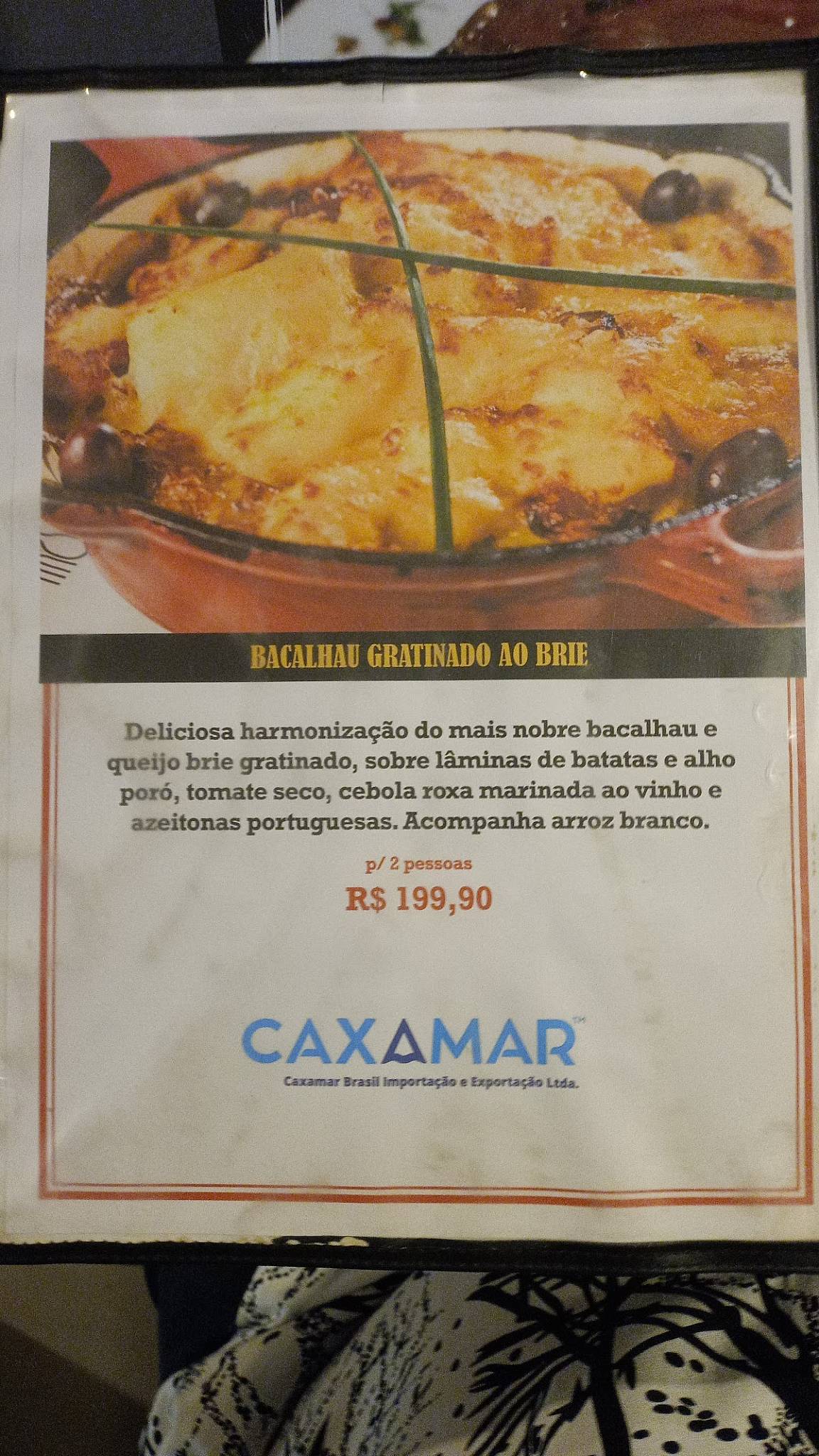 Empório Gourmet Show cardápio