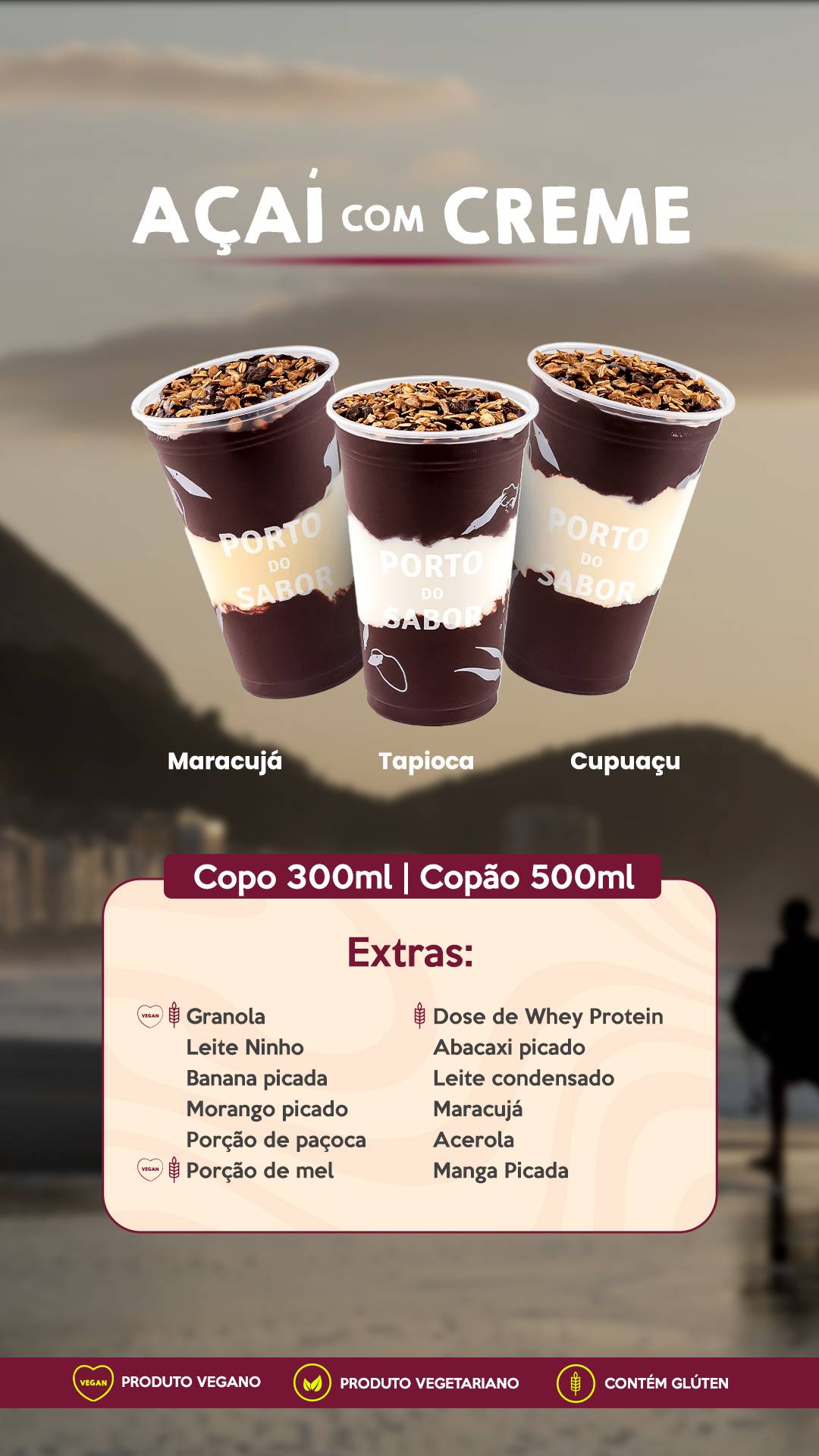 Porto Do Sabor - Città América cardápio