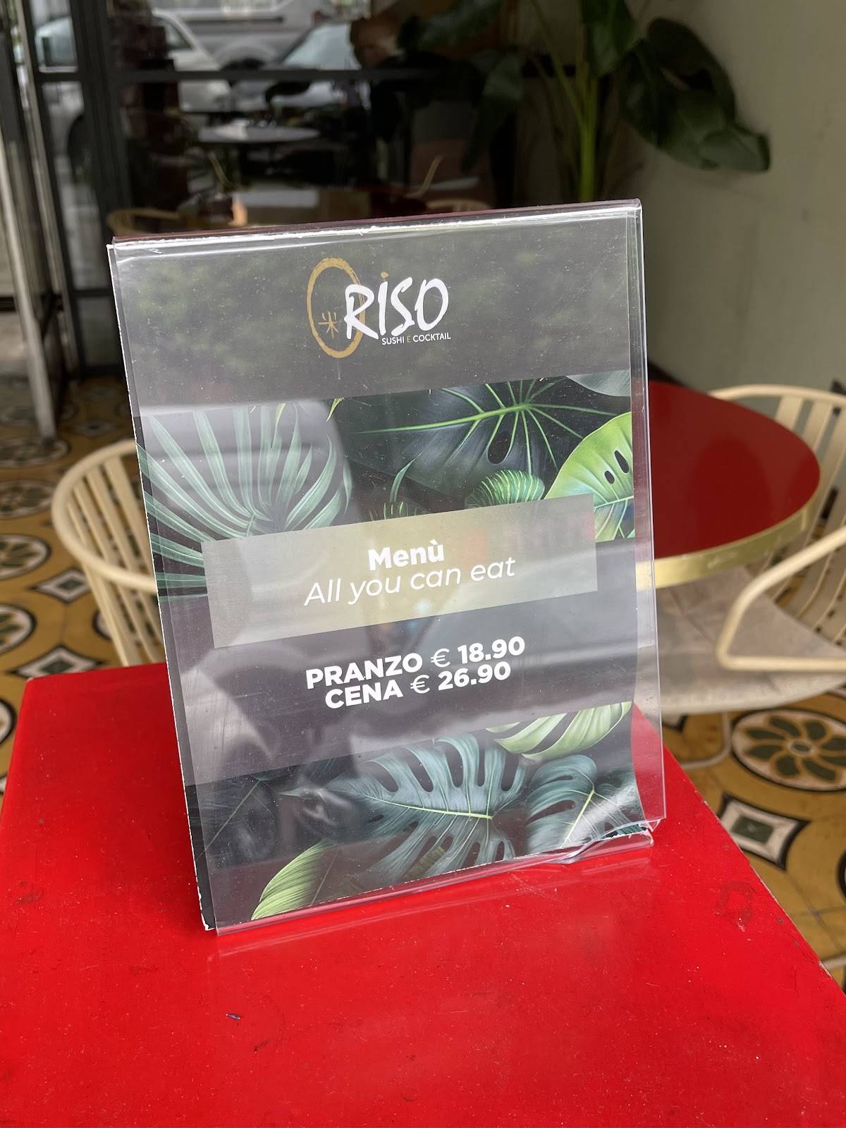 Menu di Riso Sushi&Cocktail 