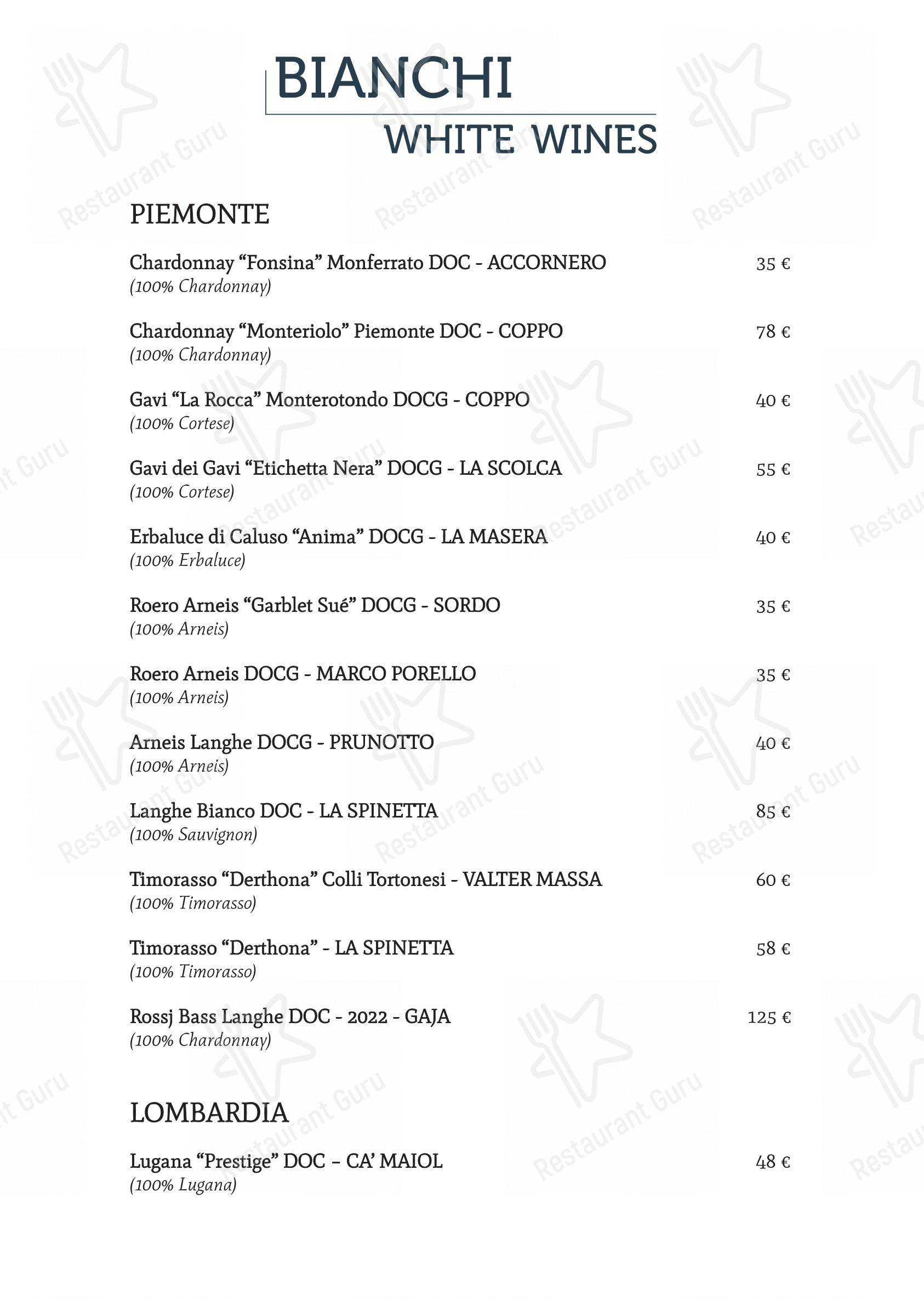 Основное меню per Ristorante Casa Bella ristorante