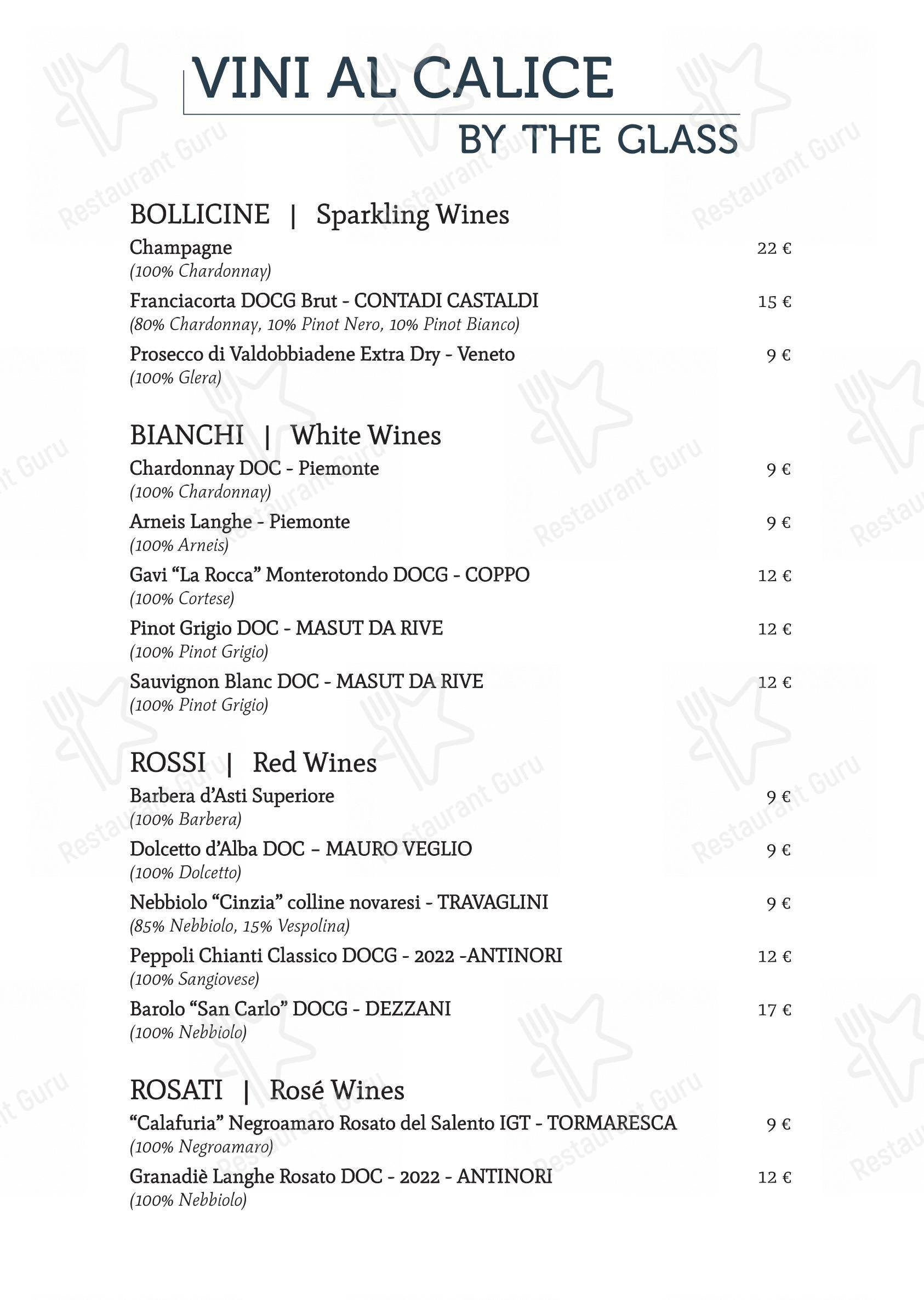 Menu di Ristorante Casa Bella - Основное меню