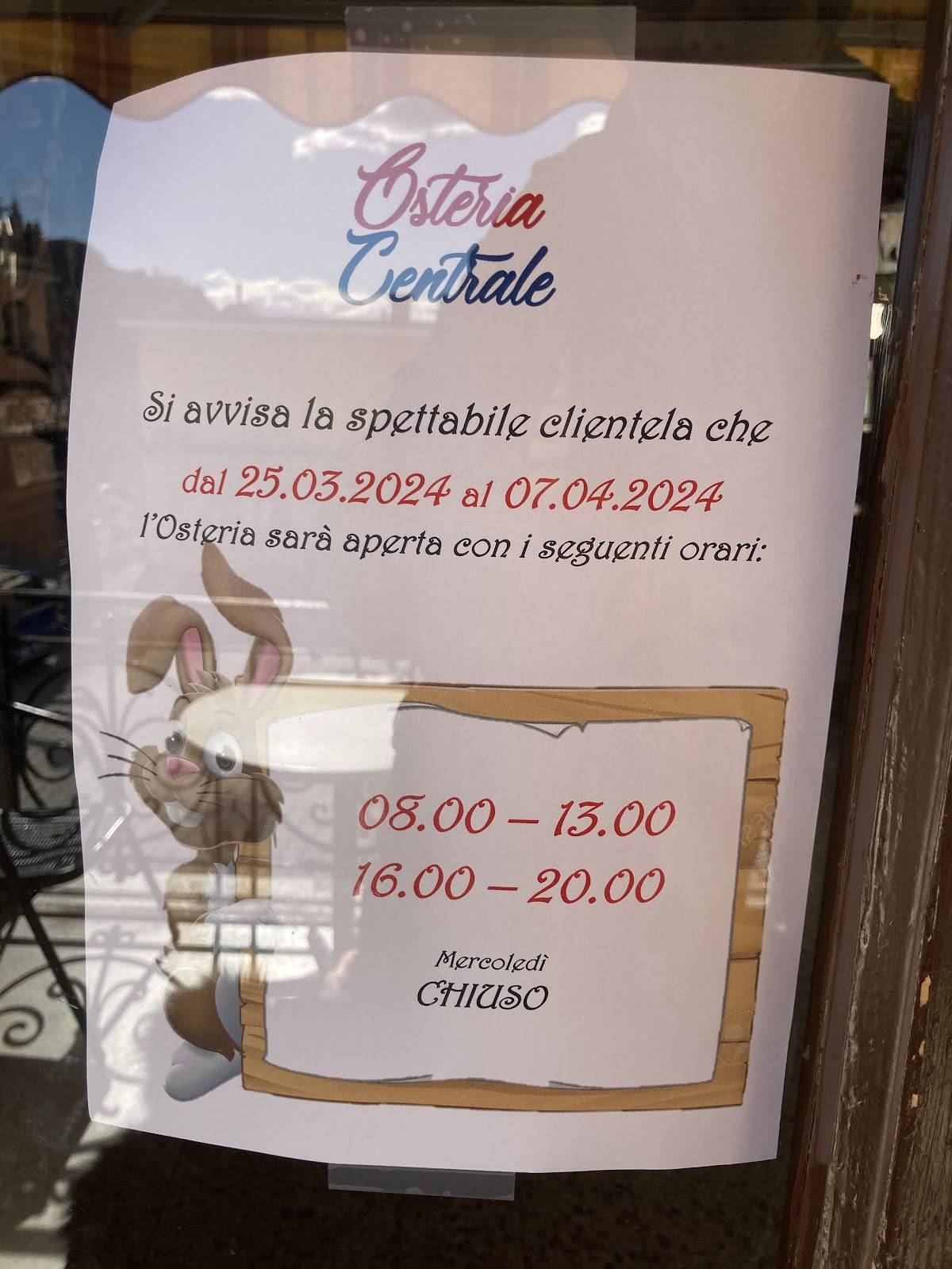 Menu di Ristorante Centrale 