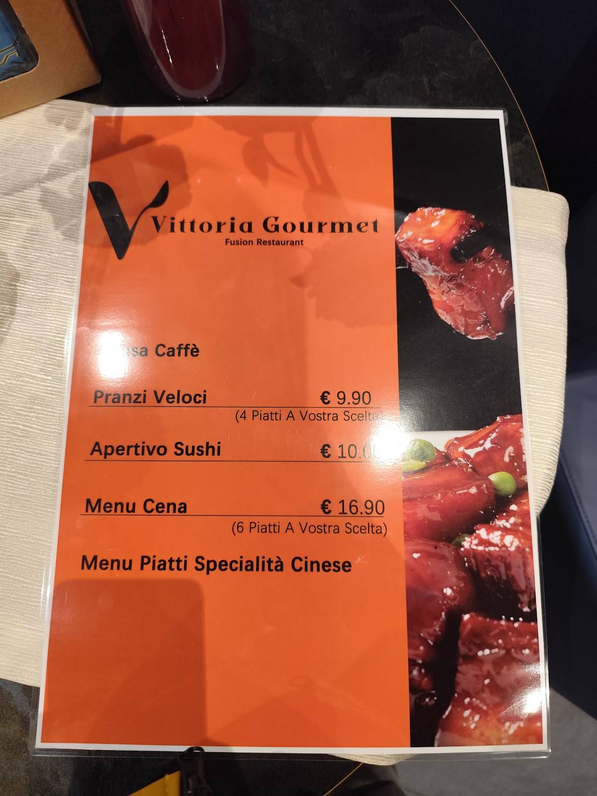 Menu di Ristorante Cinese Vittoria Gourmet 