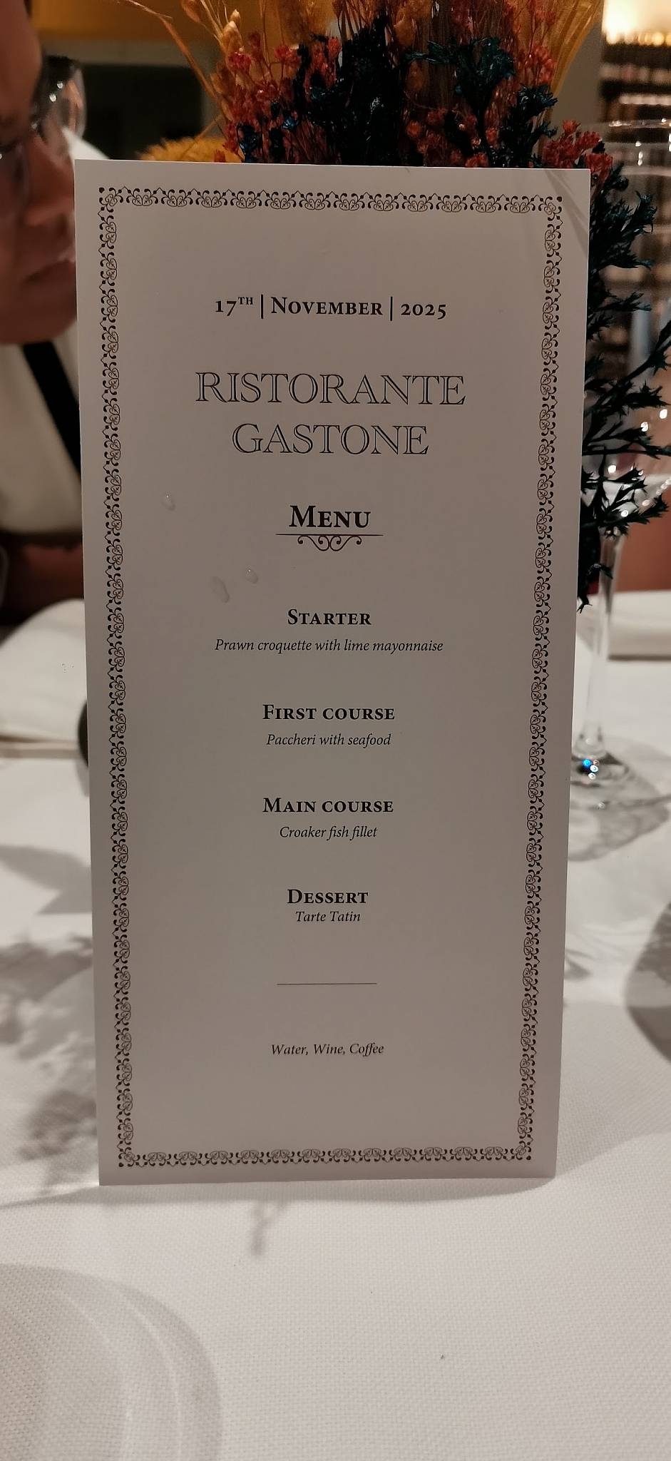 Menu di Ristorante Gastone 