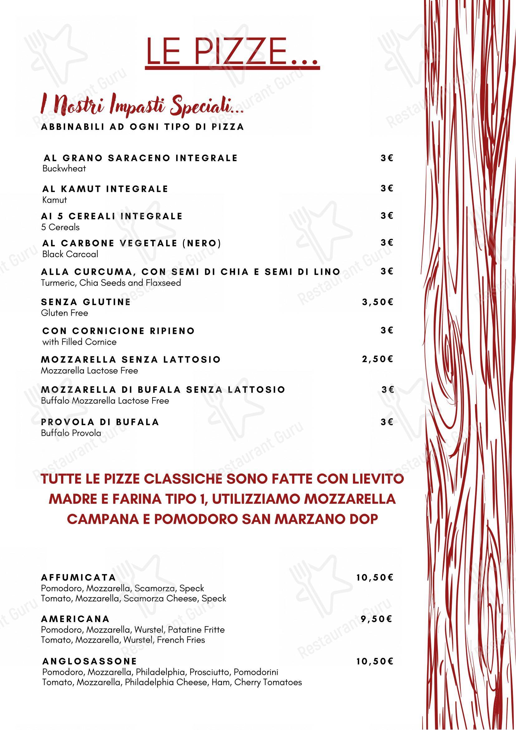 Menu per Ristorante Jolly'S Pizzeria - Asporto e a Domicilio in Grassobbio