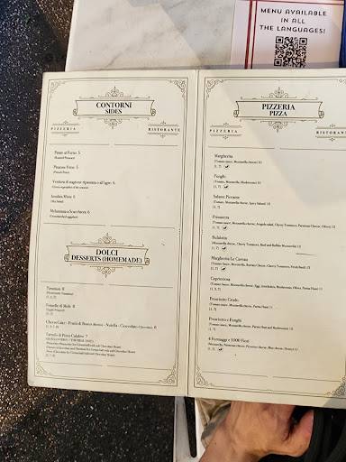 Menu di Ristorante Le Caveau 