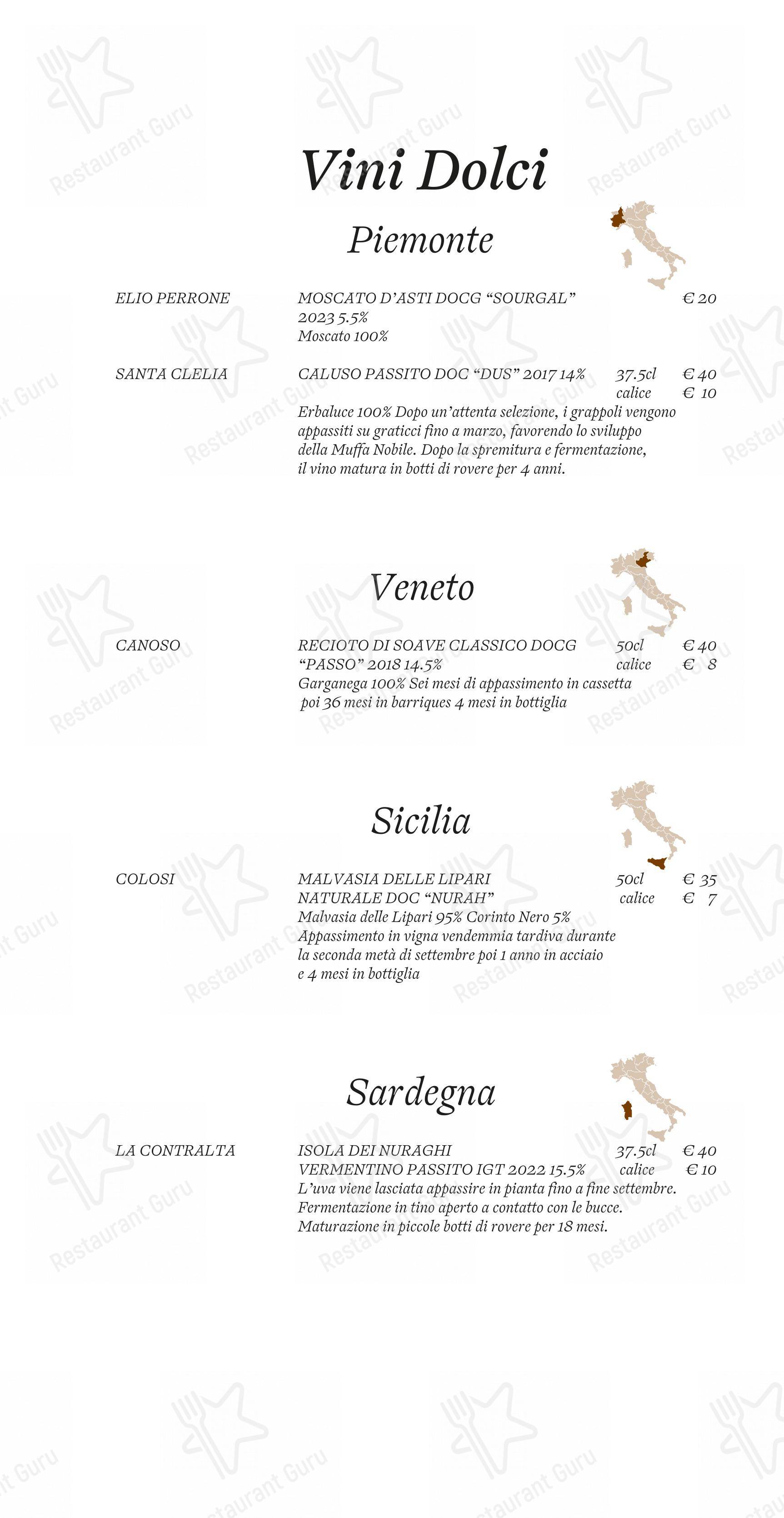 菜单 pour Ristorante Little Italy dans Verbania