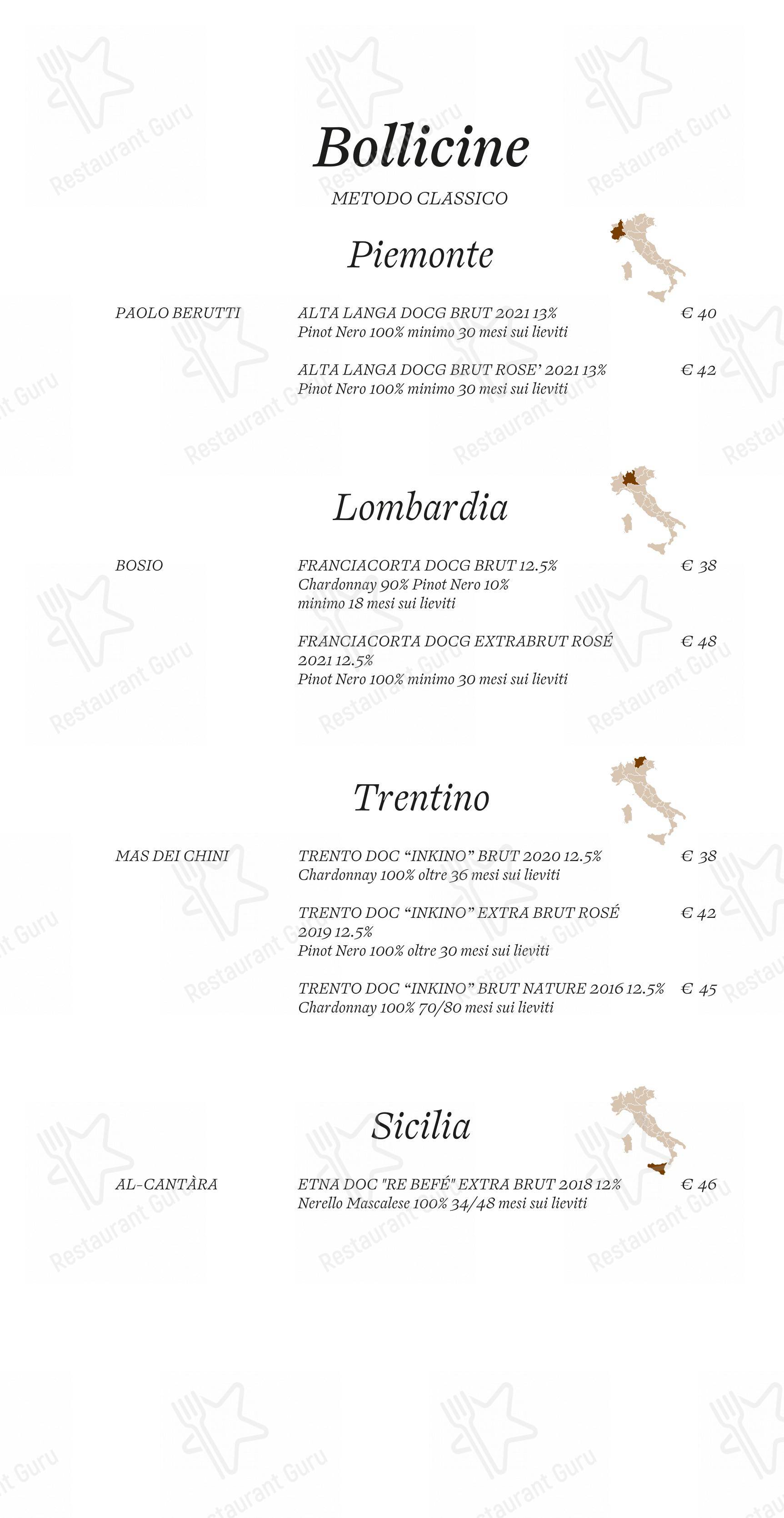 菜单 pour Ristorante Little Italy dans Verbania