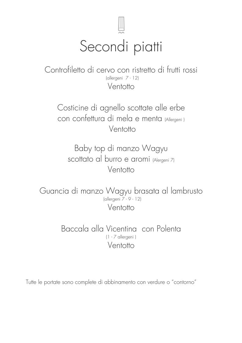 Menu di Ristorante Milleluci 