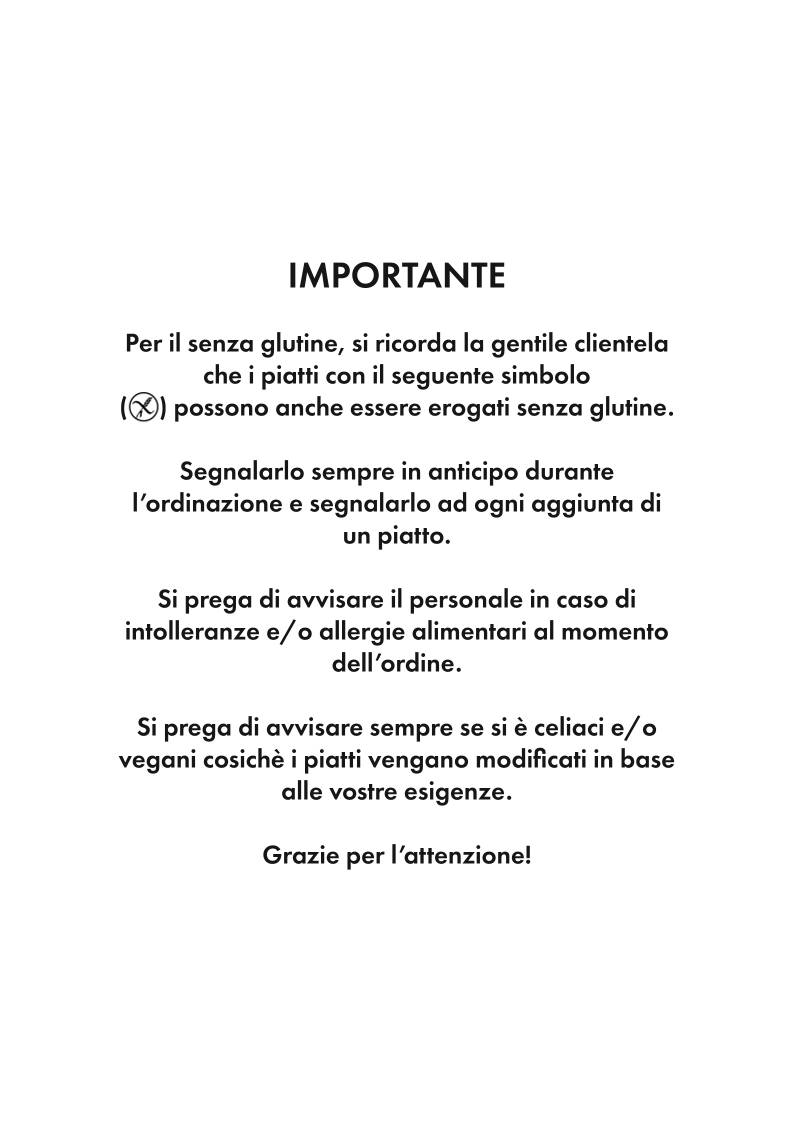 Menu di Ristorante Mood 