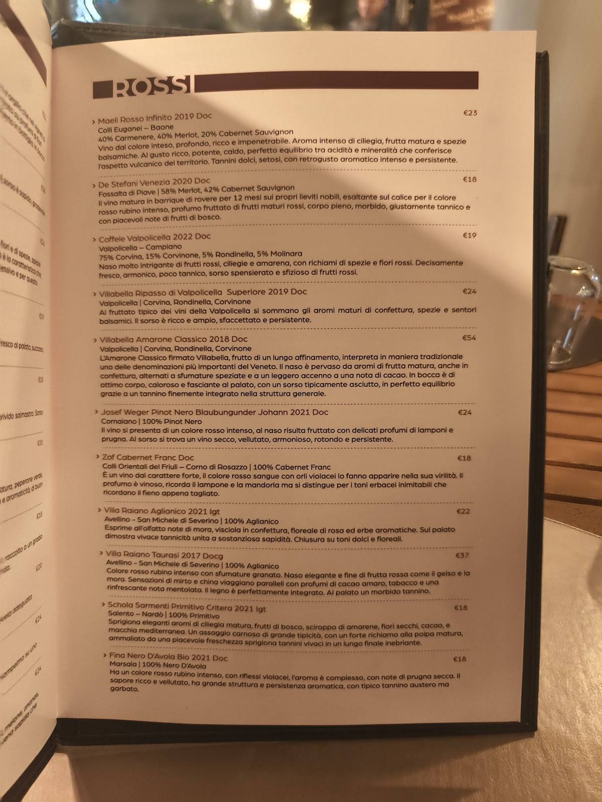 Menu di Ristorante Napoli Centrale 