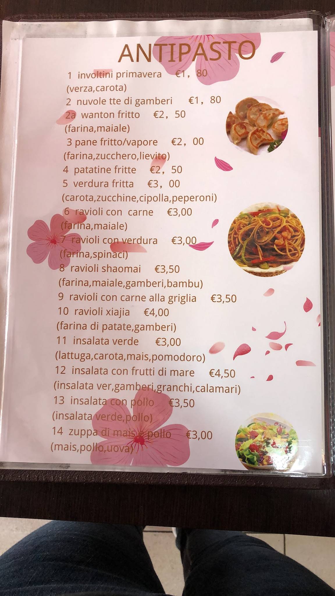 Menu di Ristorante OISHI Roma 