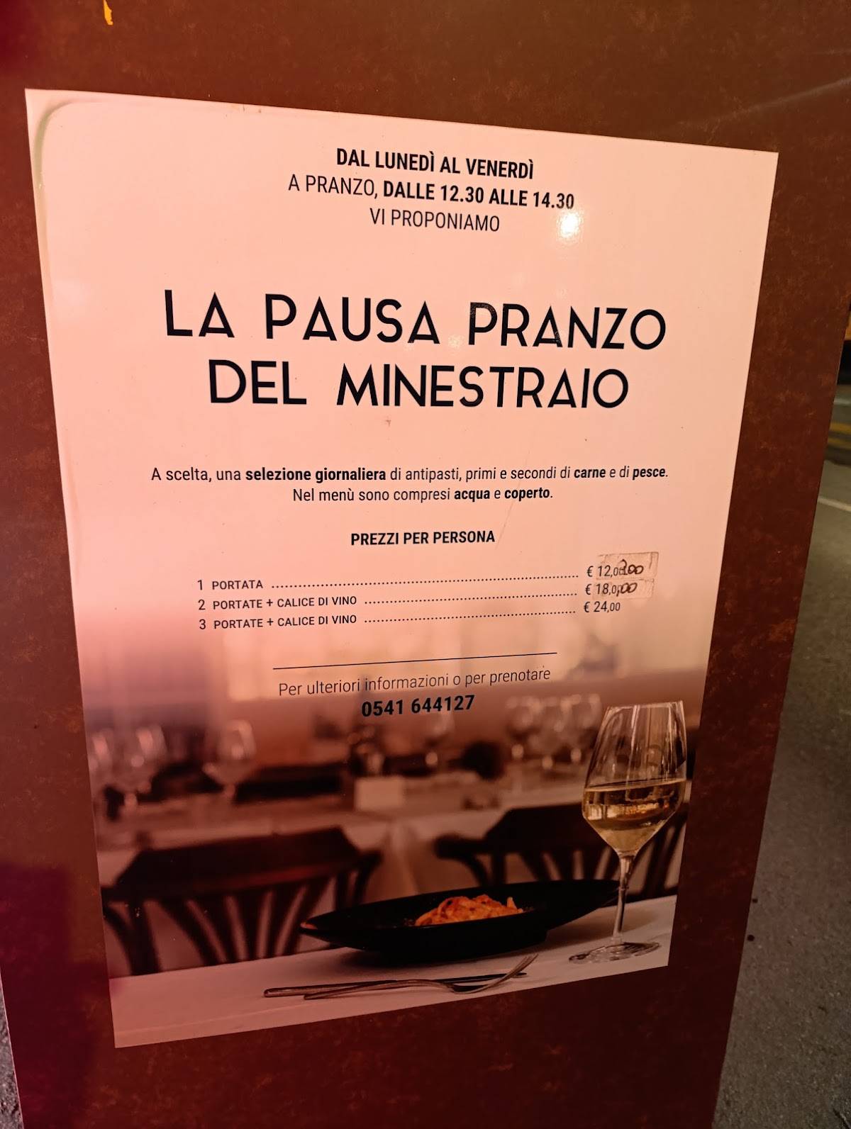 Menu de Ristorante Osteria dal Minestraio