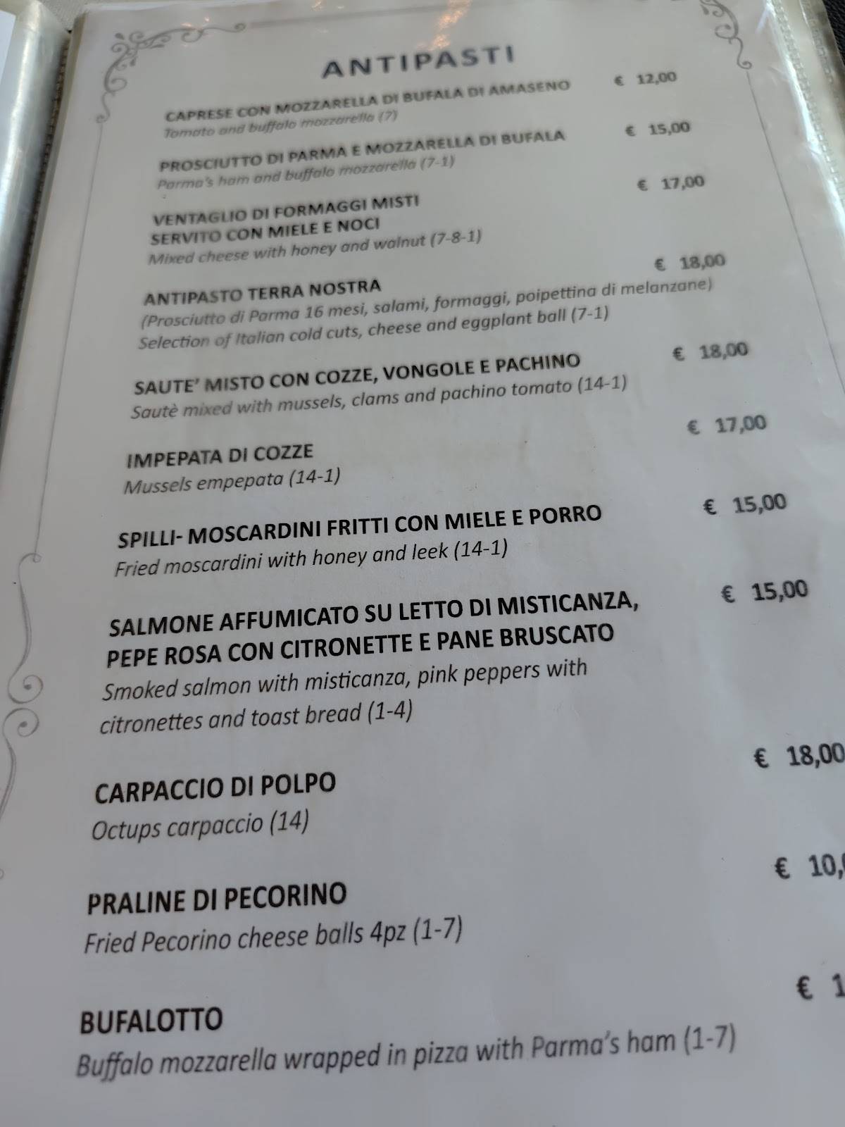 Menu di Ristorante Pizzeria Imperiale 