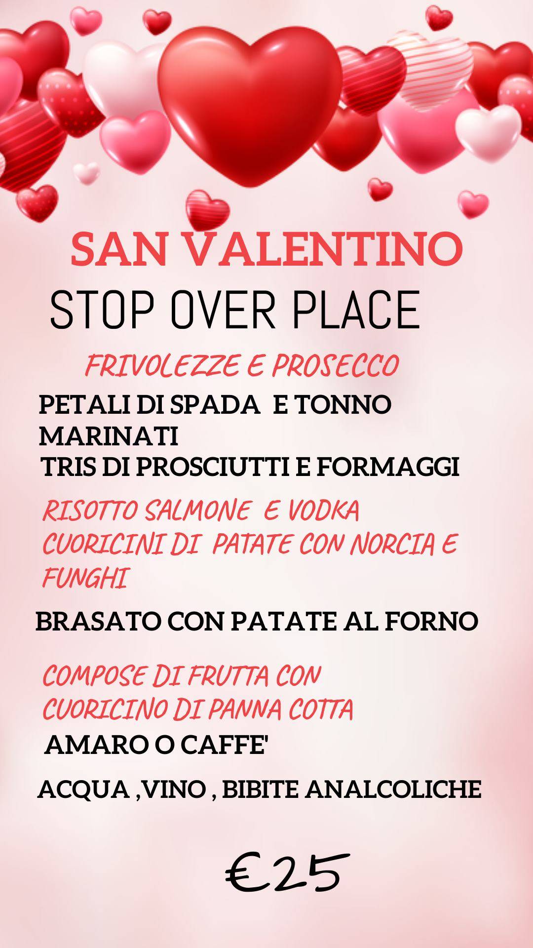 Menu di Ristorante Pizzeria Stop Over 