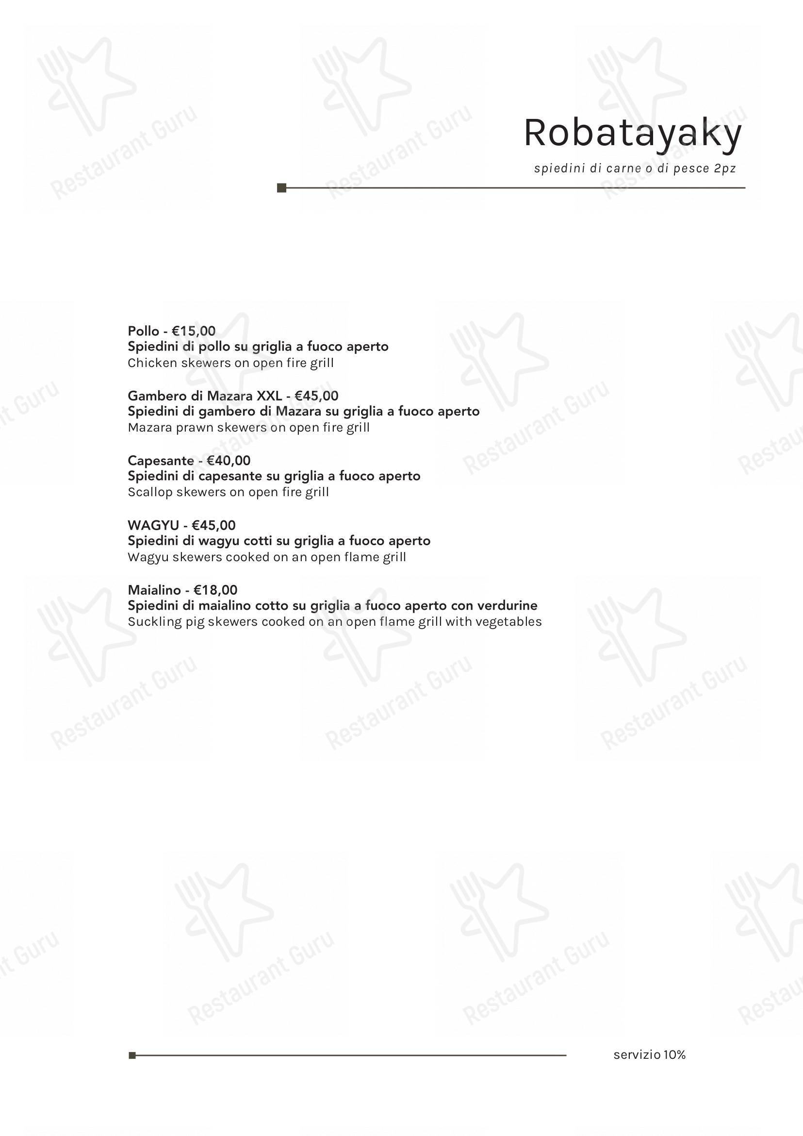 Ro Cafè, Bistrot & Patisserie in Nola - 菜单
